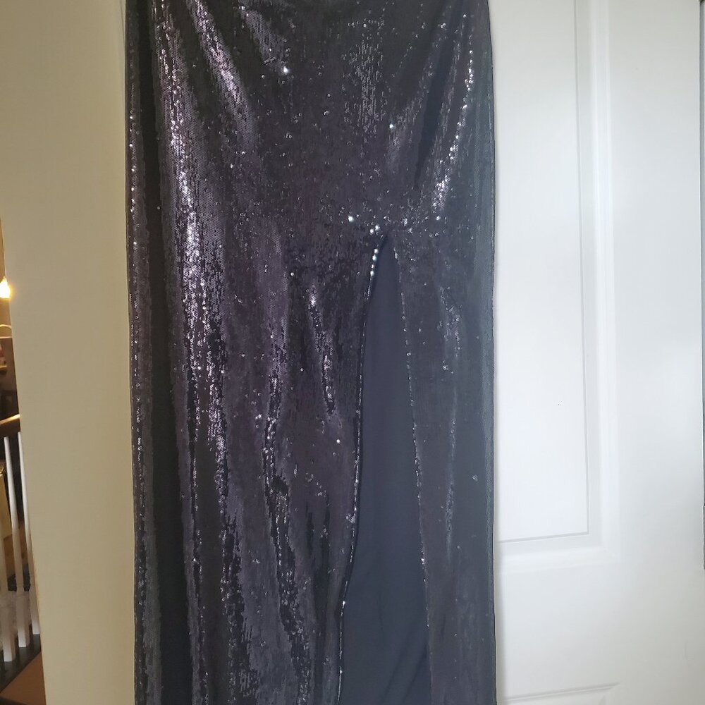 Halston Heritage Maxi black  skirt